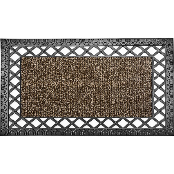 Grassworx 18 in. W X 30 in. L Sand French Quarter Astroturf Door Mat 10376405 - main